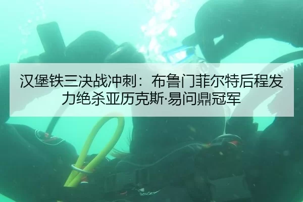汉堡铁三决战冲刺：布鲁门菲尔特后程发力绝杀亚历克斯·易问鼎冠军